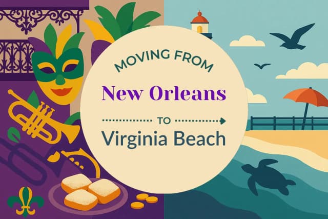 Moving from New Orleans to Virginia Beach