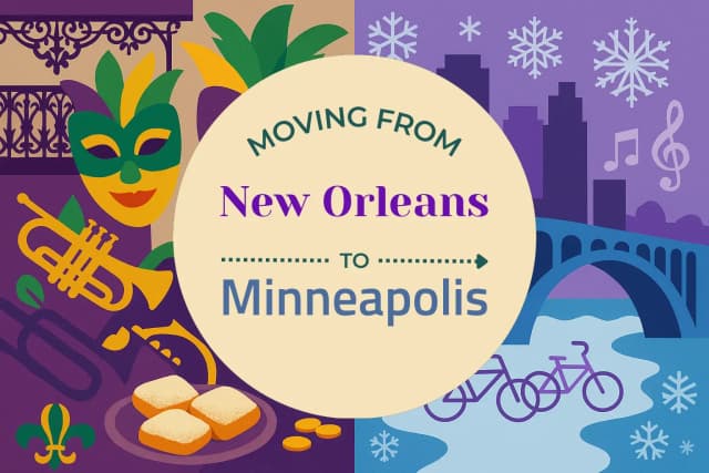 Moving from New Orleans to Minneapolis