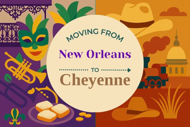 Moving from New Orleans to Cheyenne