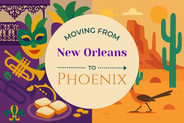 Moving from New Orleans to Phoenix
