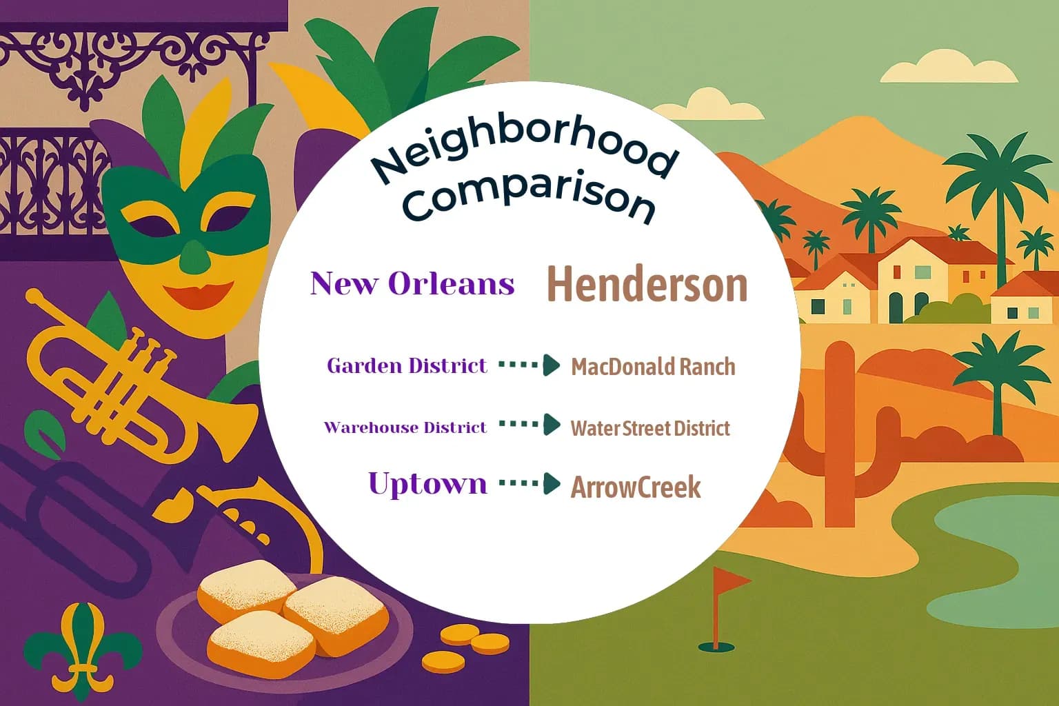 New Orleans vs Henderson Neighborhood Comparison