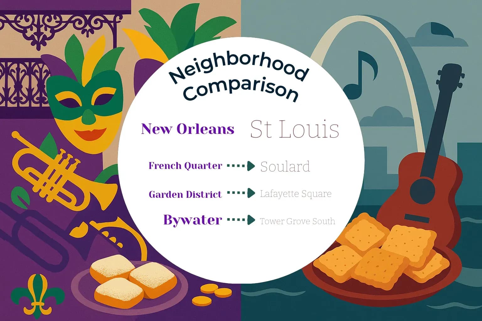 New Orleans vs St. Louis Neighborhood Comparison
