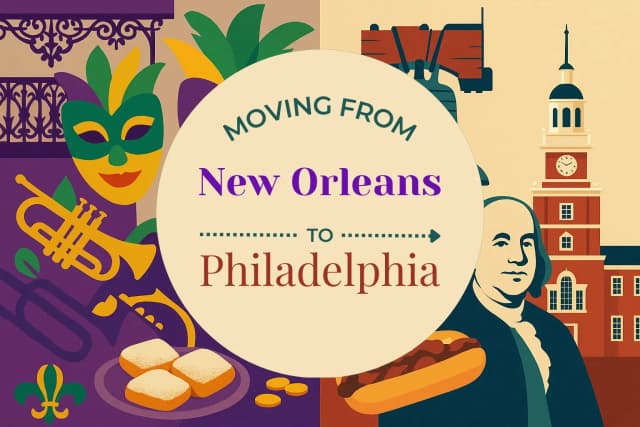 Moving from New Orleans to Philadelphia
