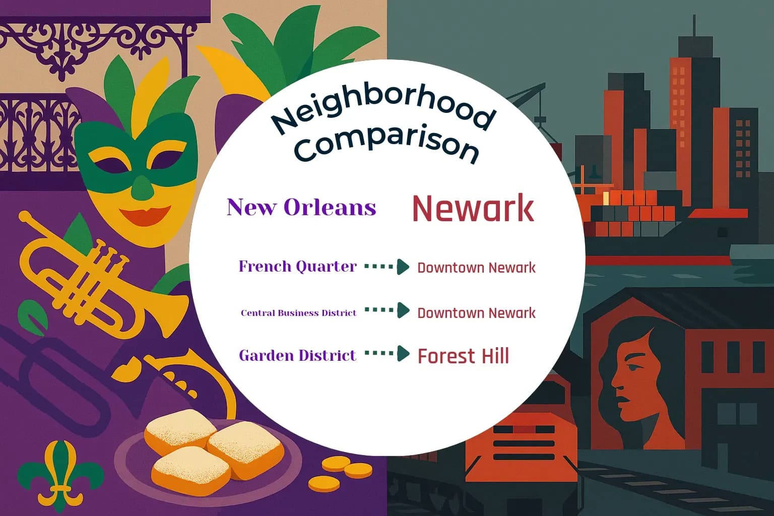 New Orleans vs Newark Neighborhood Comparison