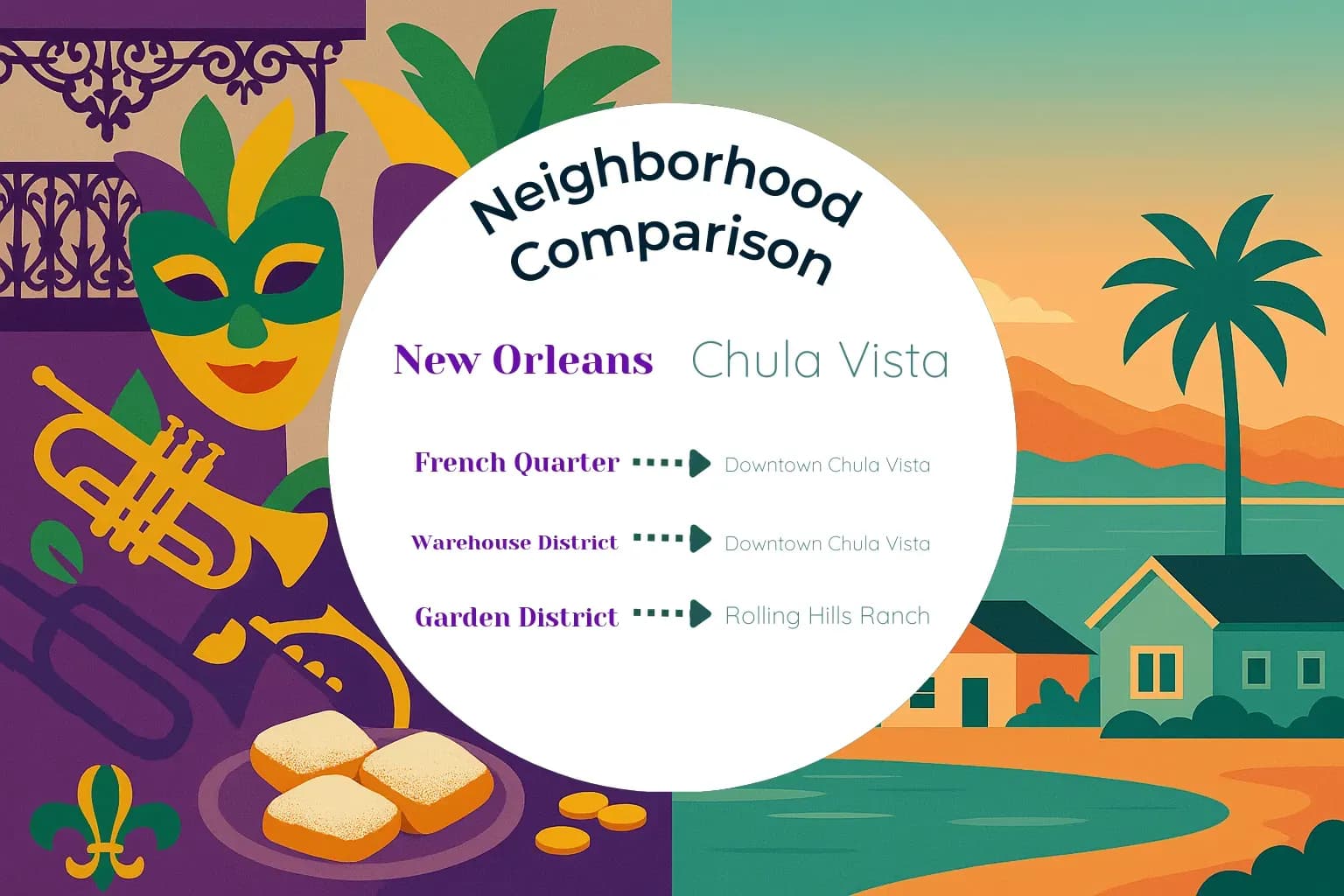 New Orleans vs Chula Vista Neighborhood Comparison