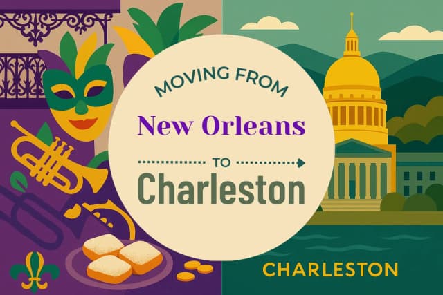 Moving from New Orleans to Charleston