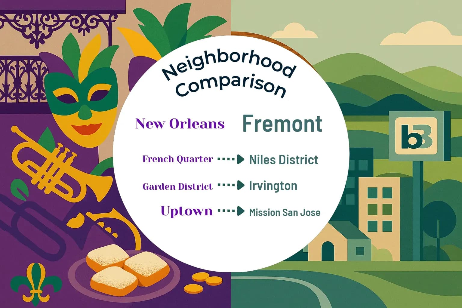 New Orleans vs Fremont Neighborhood Comparison