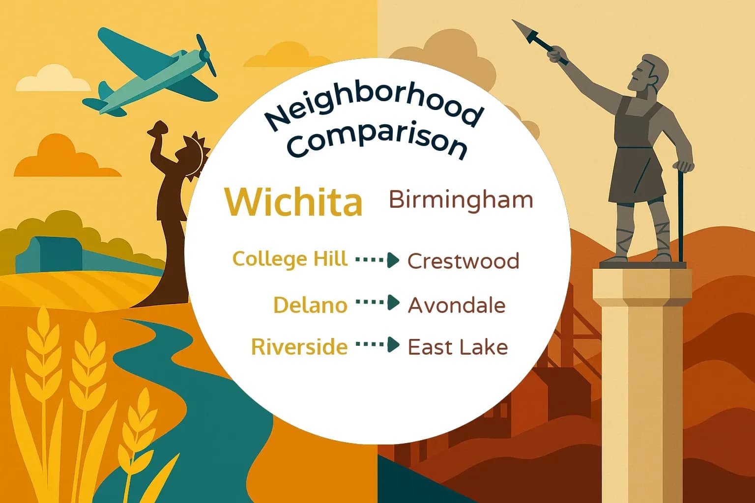 Wichita vs Birmingham Neighborhood Comparison