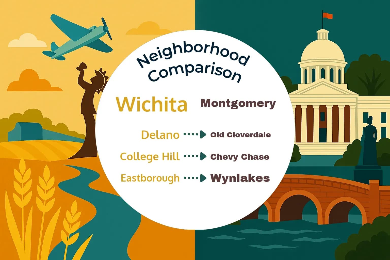 Wichita vs Montgomery Neighborhood Comparison