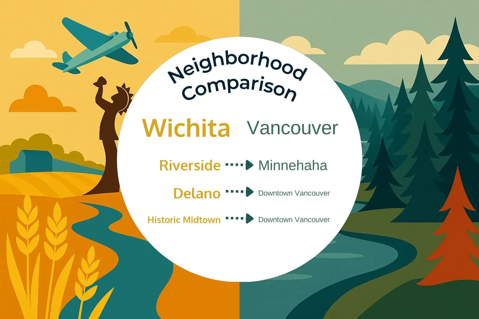 Wichita vs Vancouver Neighborhood Comparison