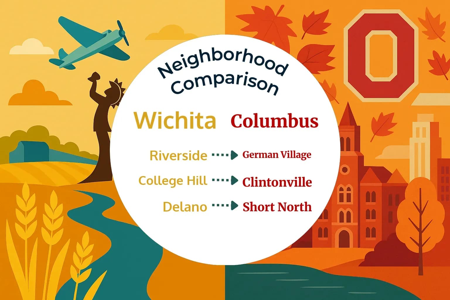Wichita vs Columbus Neighborhood Comparison
