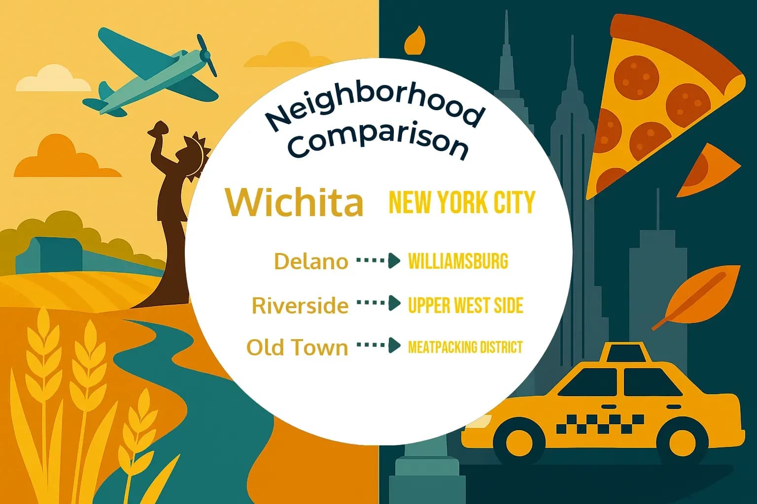 Wichita vs New York City Neighborhood Comparison