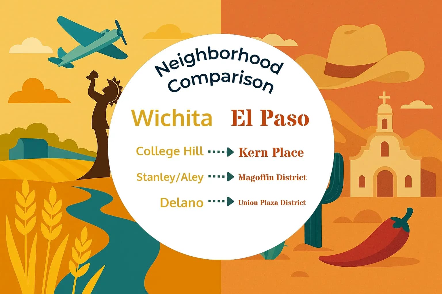 Wichita vs El Paso Neighborhood Comparison