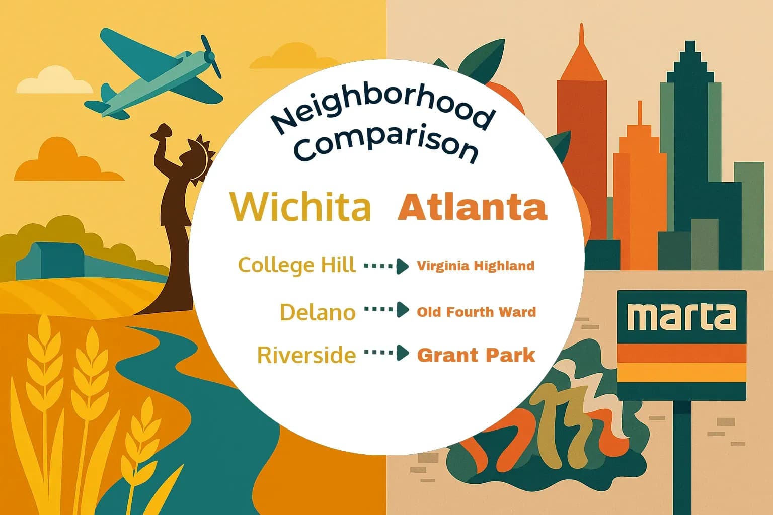 Wichita vs Atlanta Neighborhood Comparison