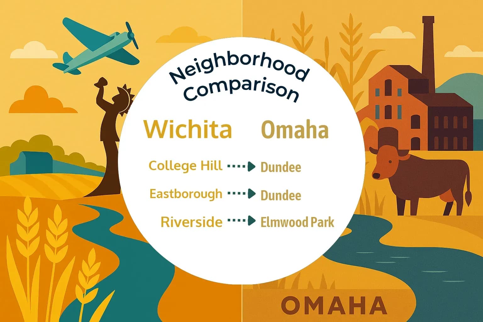 Wichita vs Omaha Neighborhood Comparison