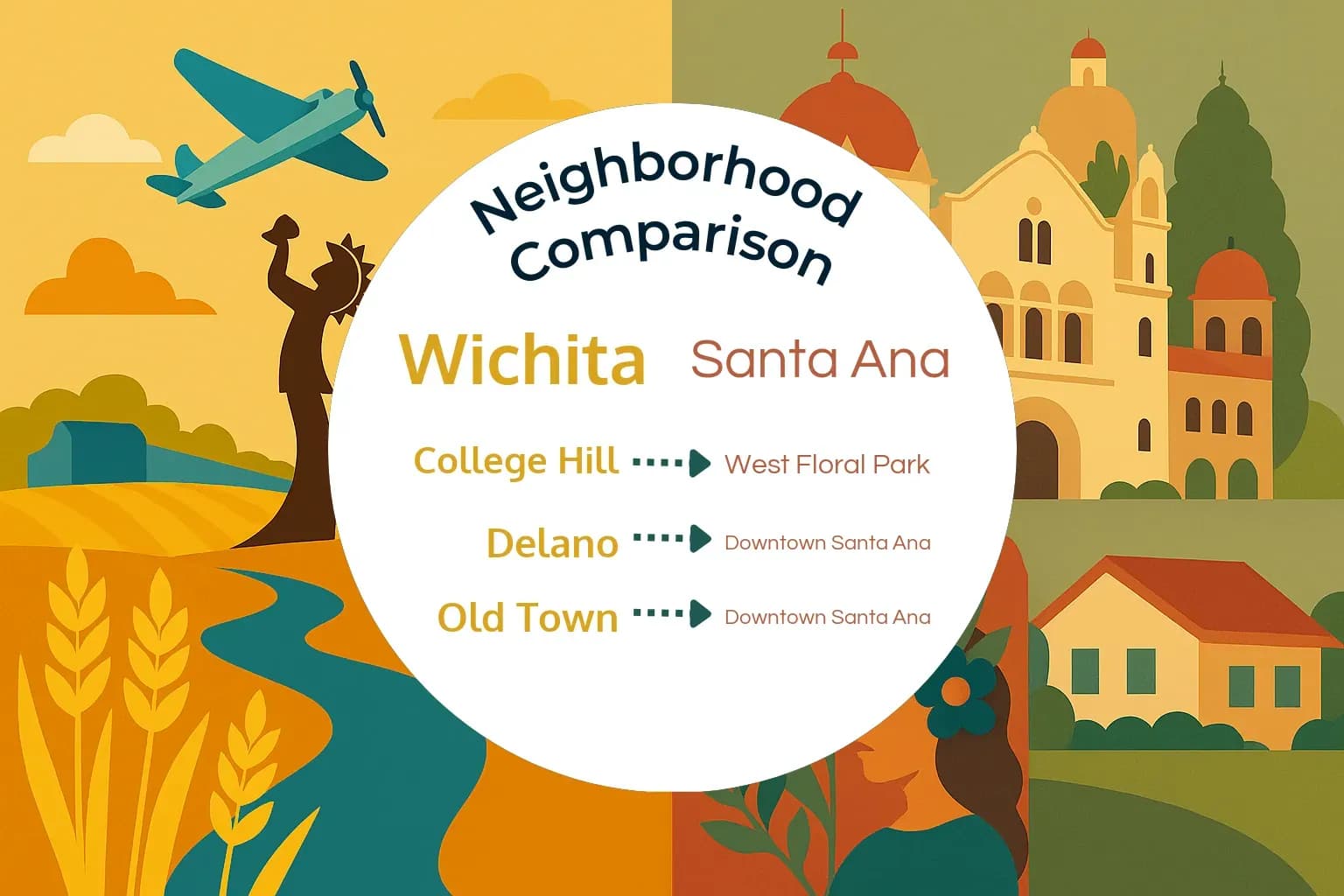 Wichita vs Santa Ana Neighborhood Comparison