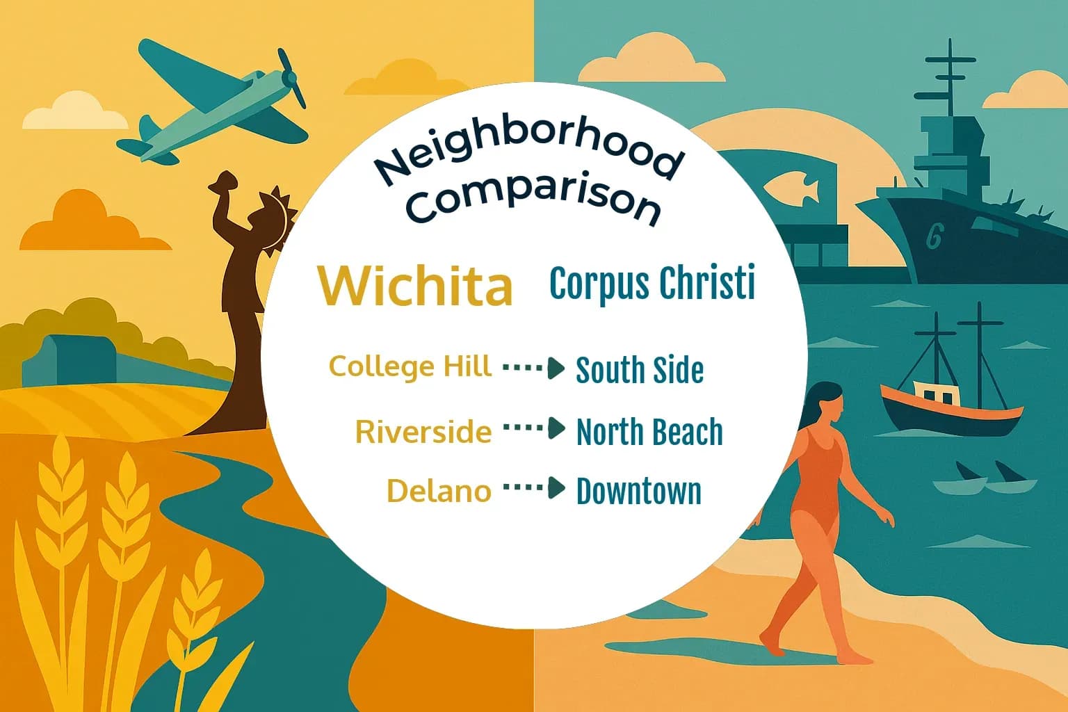 Wichita vs Corpus Christi Neighborhood Comparison
