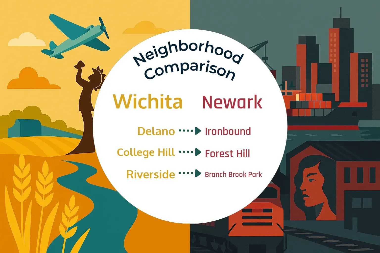 Wichita vs Newark Neighborhood Comparison