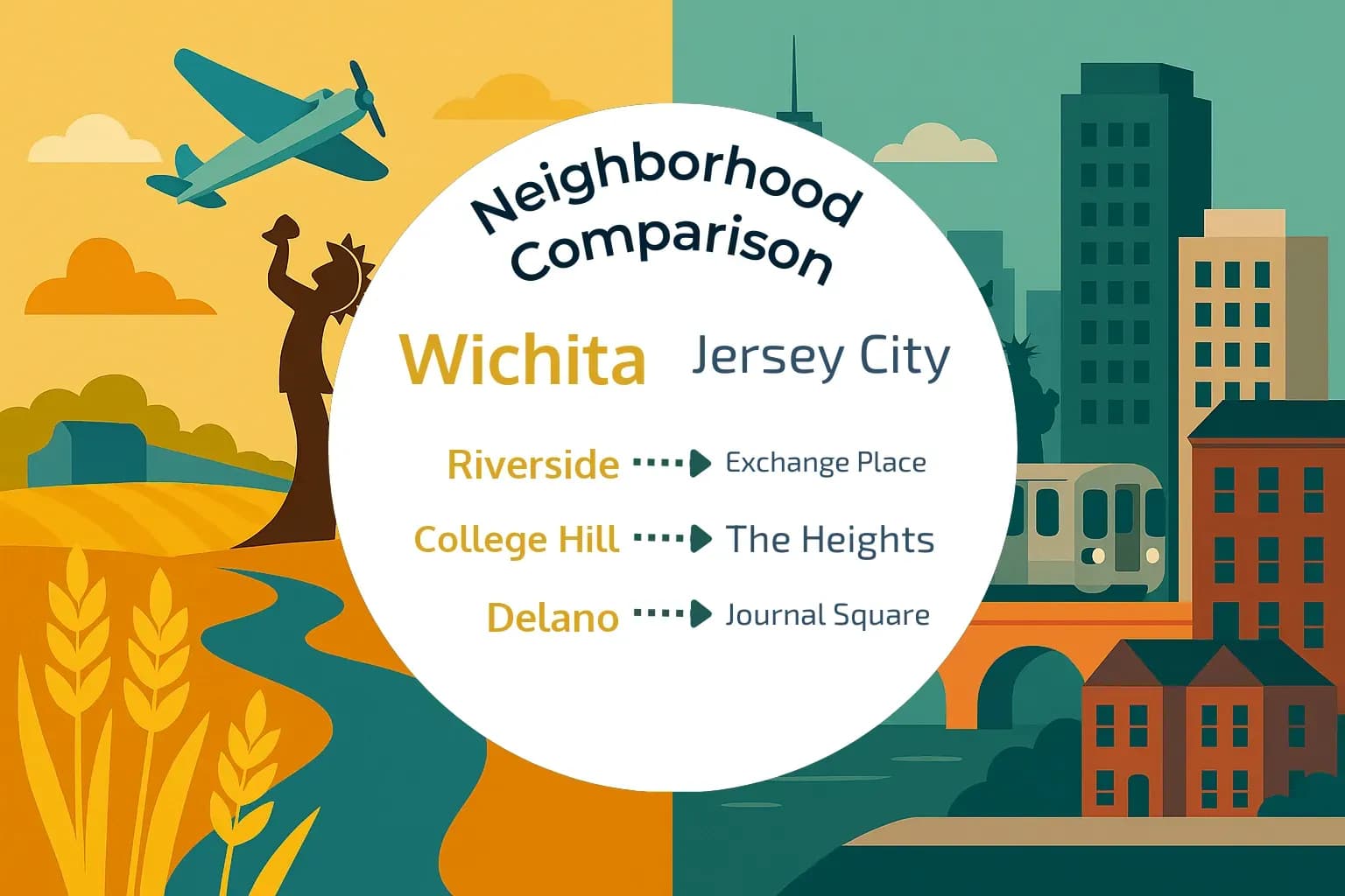 Wichita vs Jersey City Neighborhood Comparison