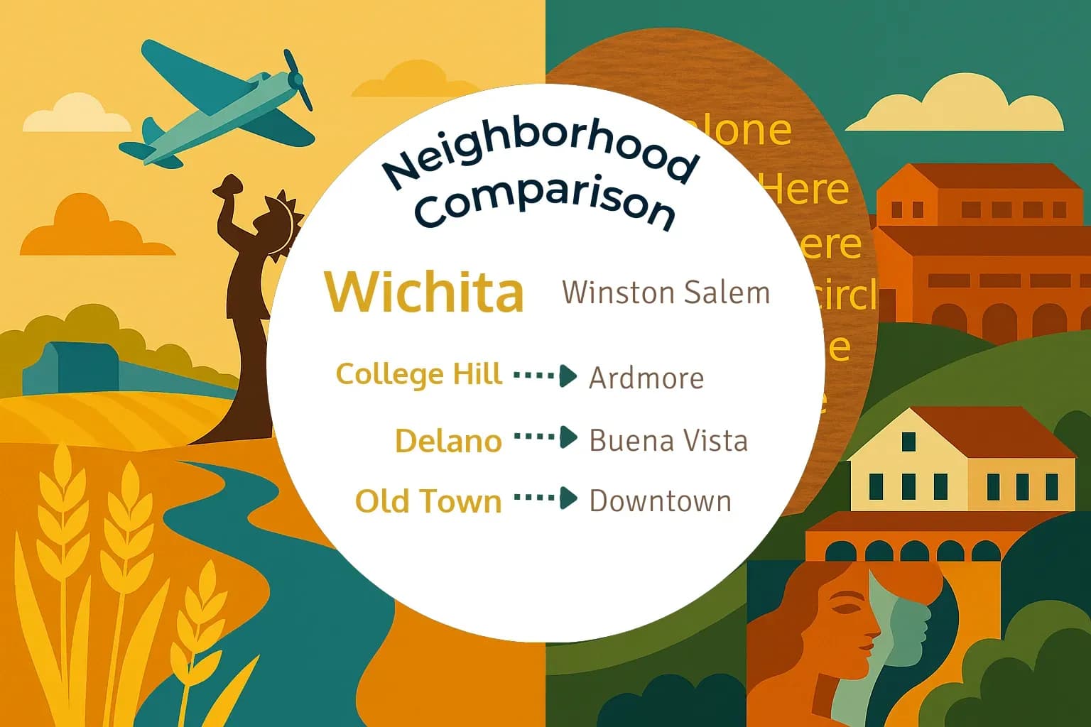 Wichita vs Winston Salem Neighborhood Comparison