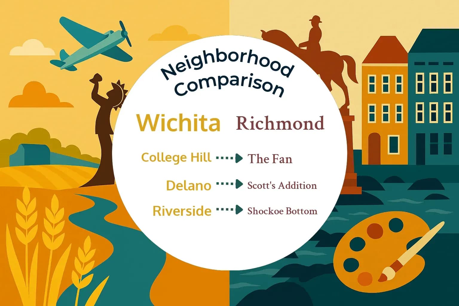 Wichita vs Richmond Neighborhood Comparison
