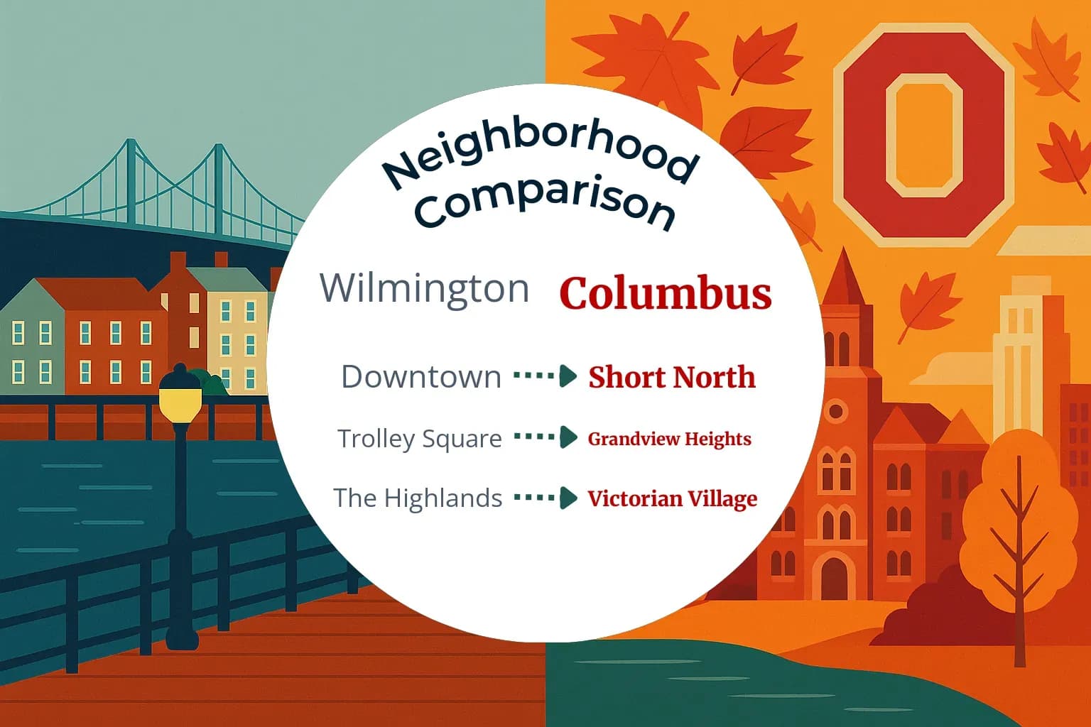 Wilmington vs Columbus Neighborhood Comparison