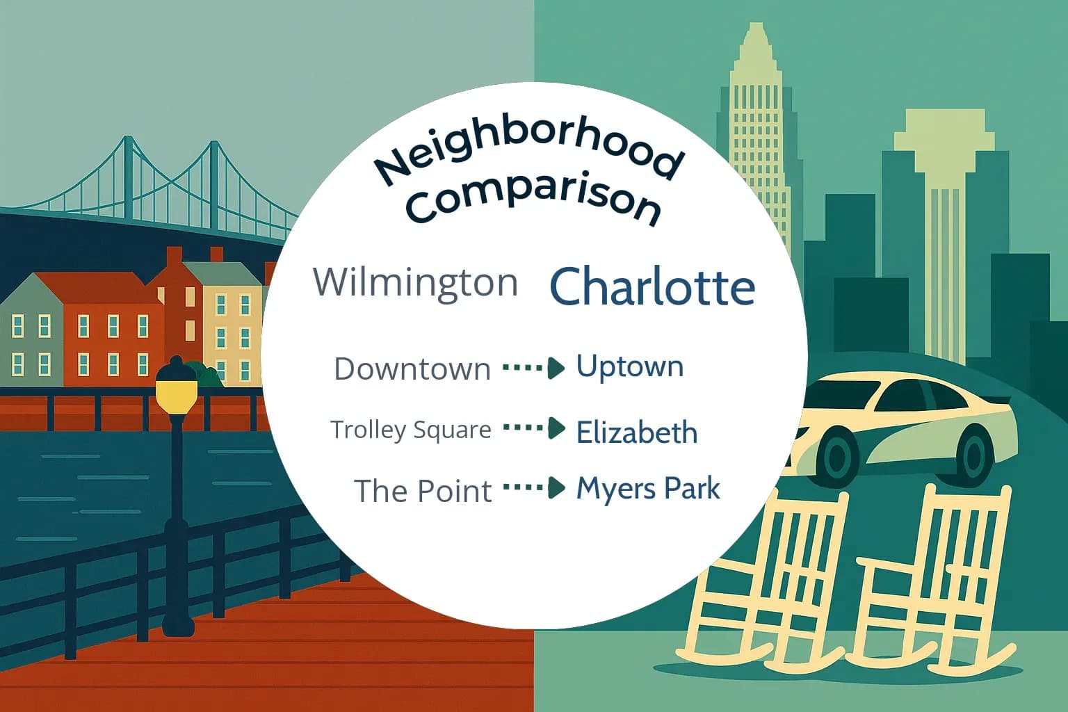 Wilmington vs Charlotte Neighborhood Comparison