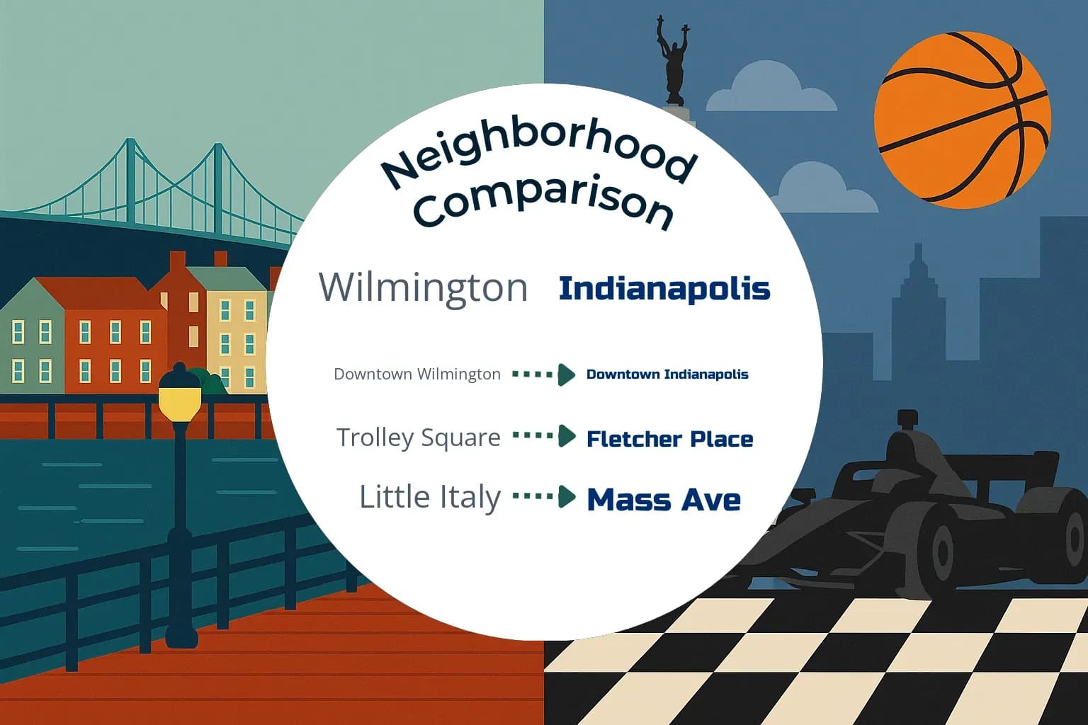 Wilmington vs Indianapolis Neighborhood Comparison