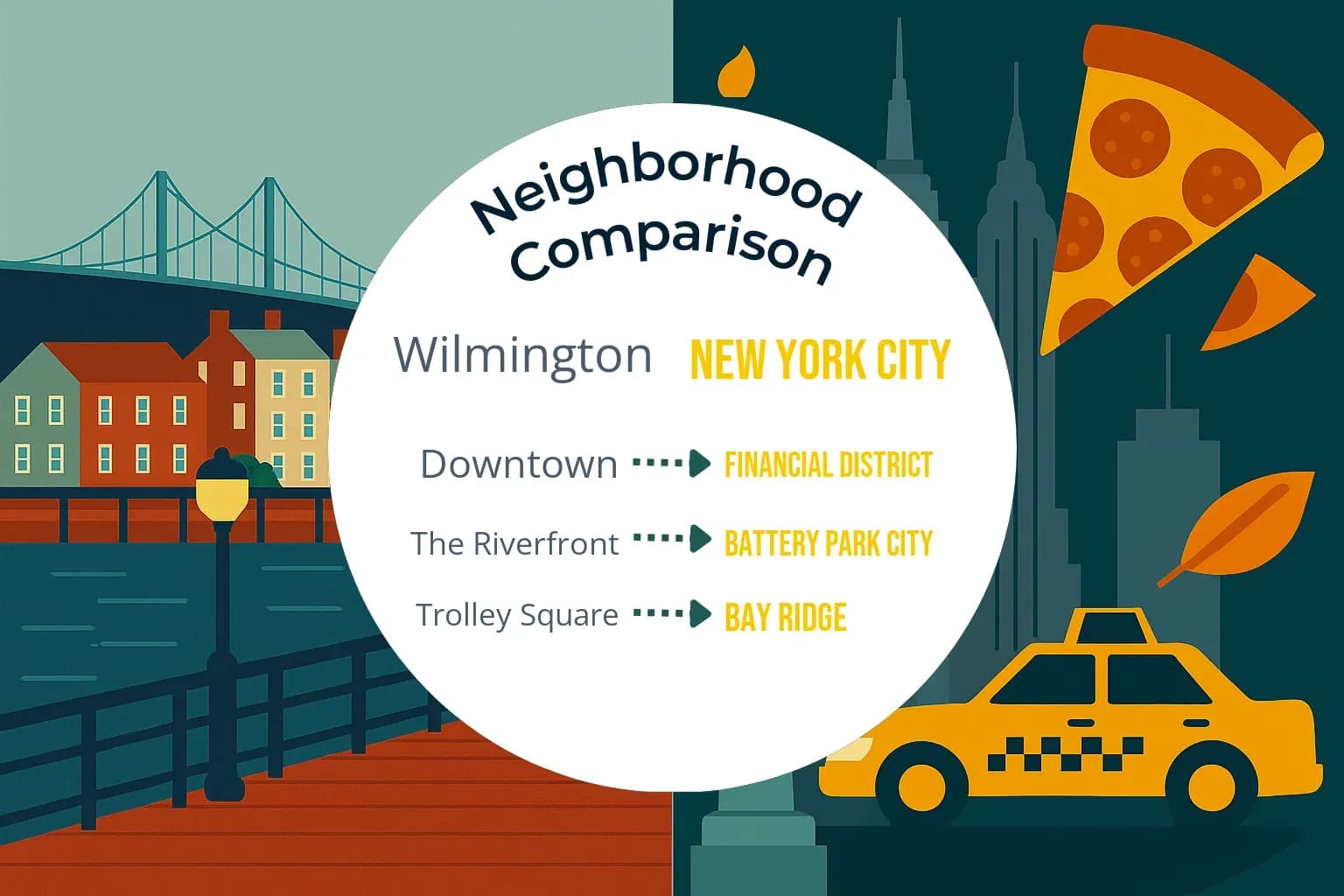 Wilmington vs New York City Neighborhood Comparison