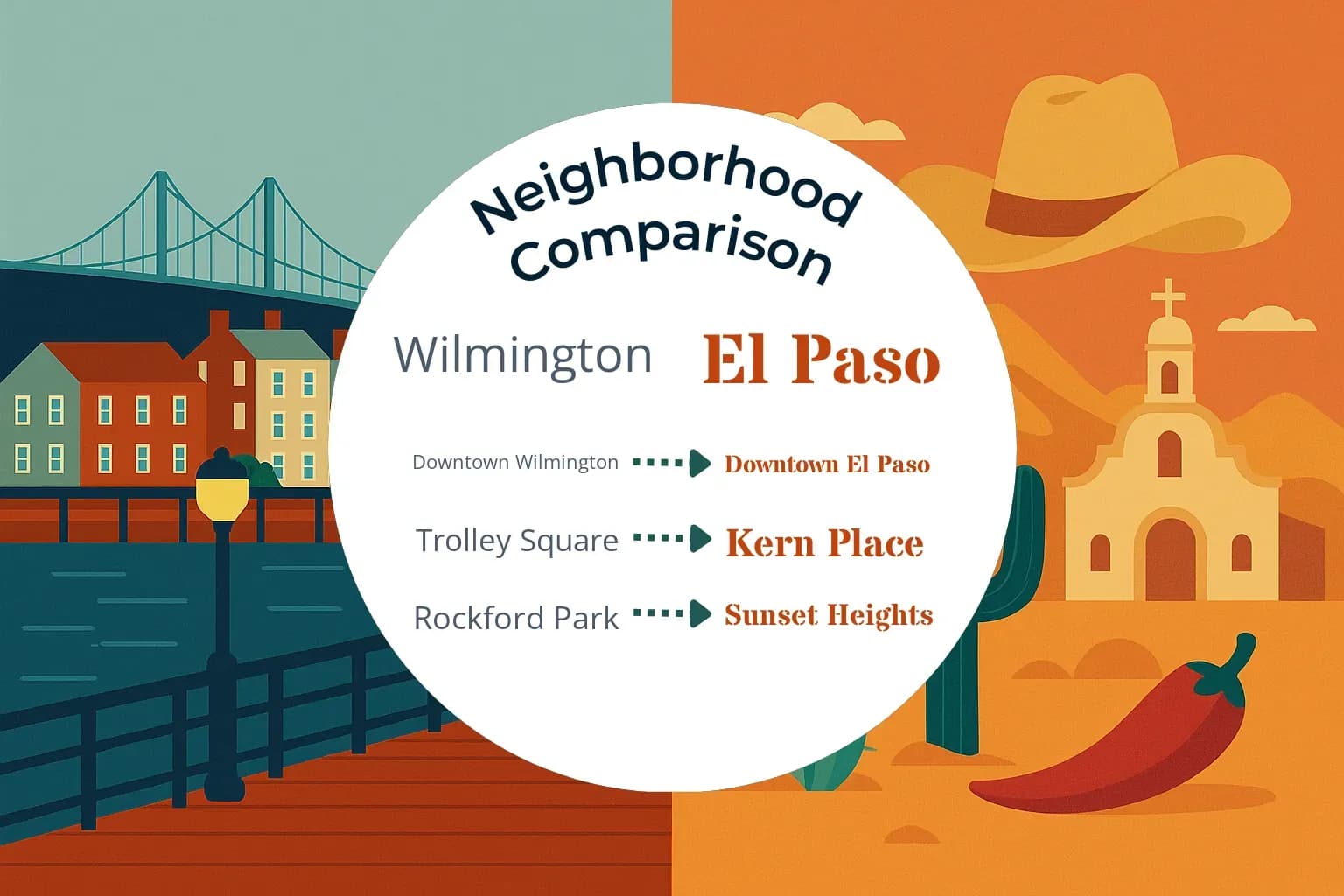 Wilmington vs El Paso Neighborhood Comparison