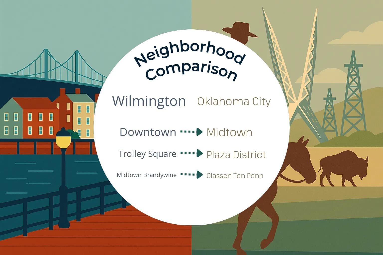 Wilmington vs Oklahoma City Neighborhood Comparison