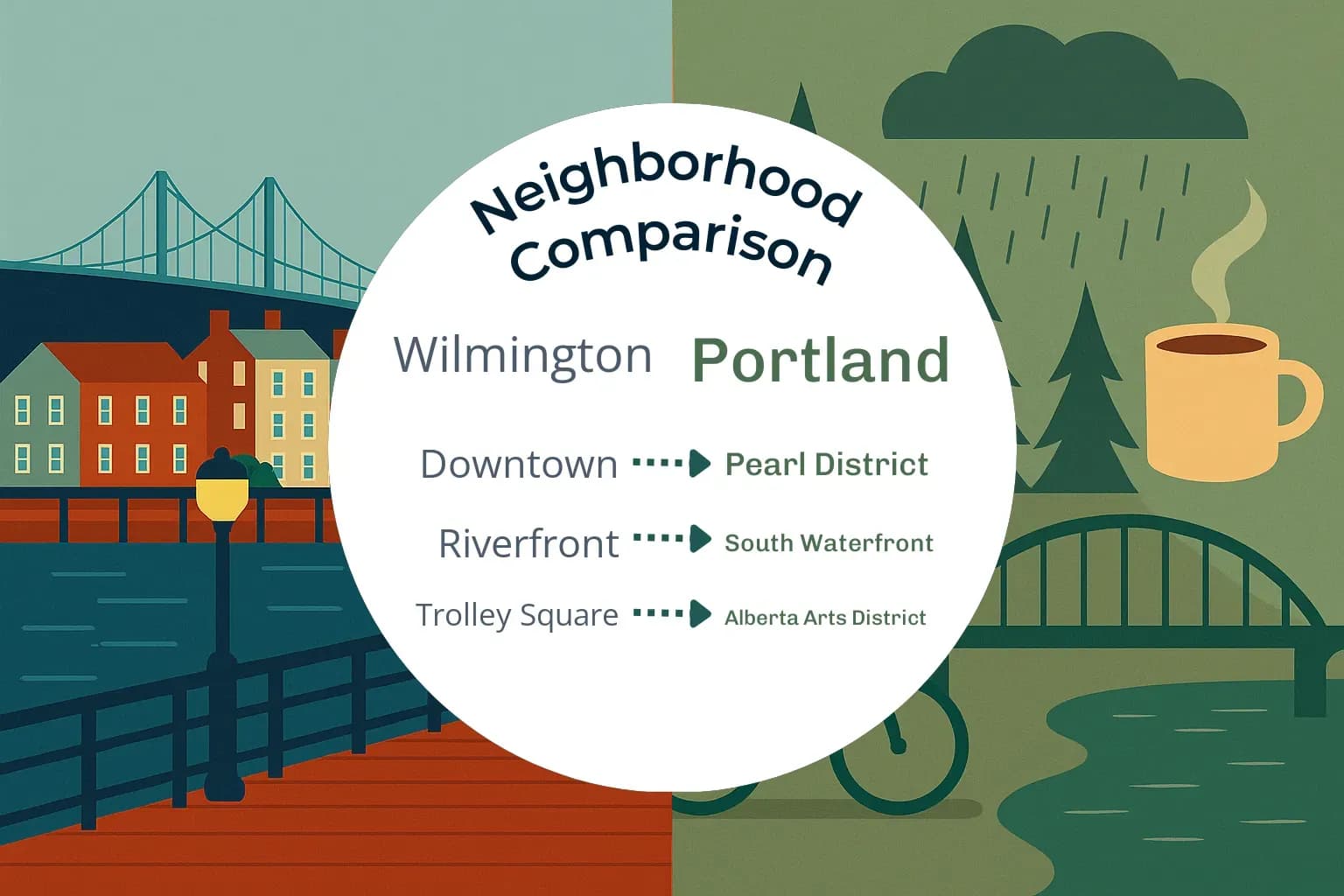 Wilmington vs Portland Neighborhood Comparison