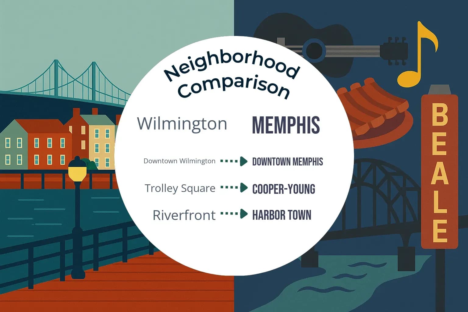 Wilmington vs Memphis Neighborhood Comparison