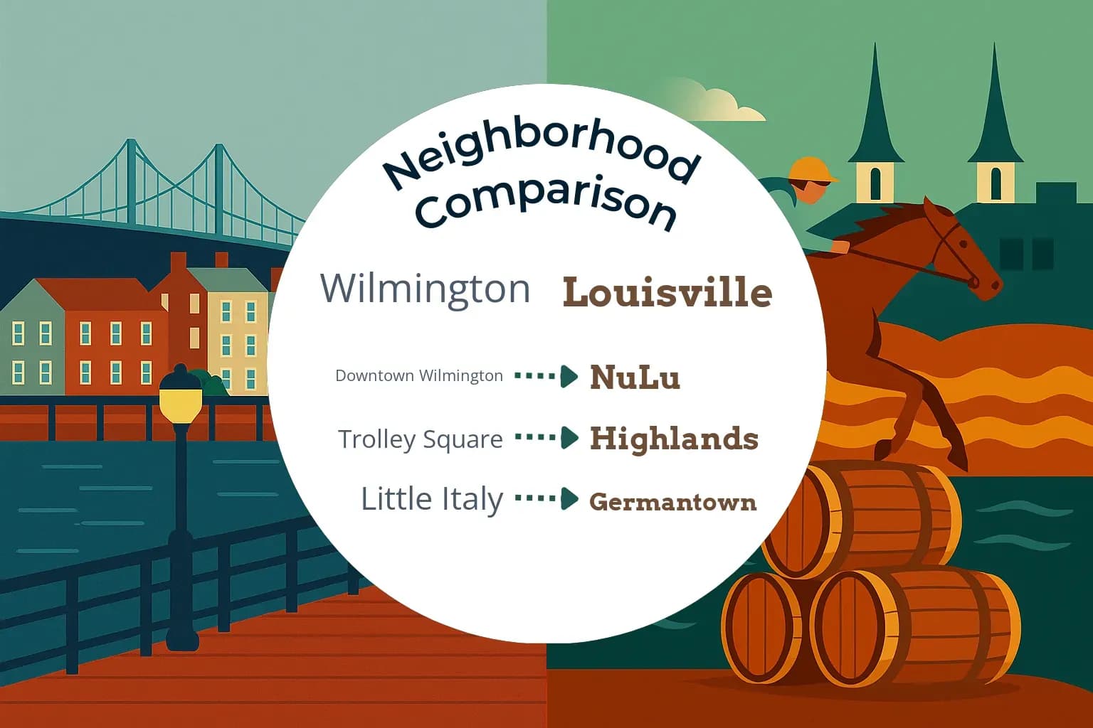 Wilmington vs Louisville Neighborhood Comparison