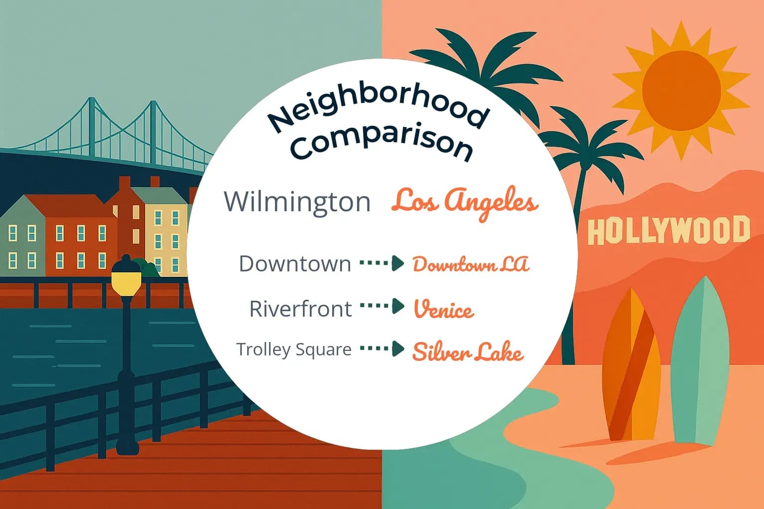 Wilmington vs Los Angeles Neighborhood Comparison