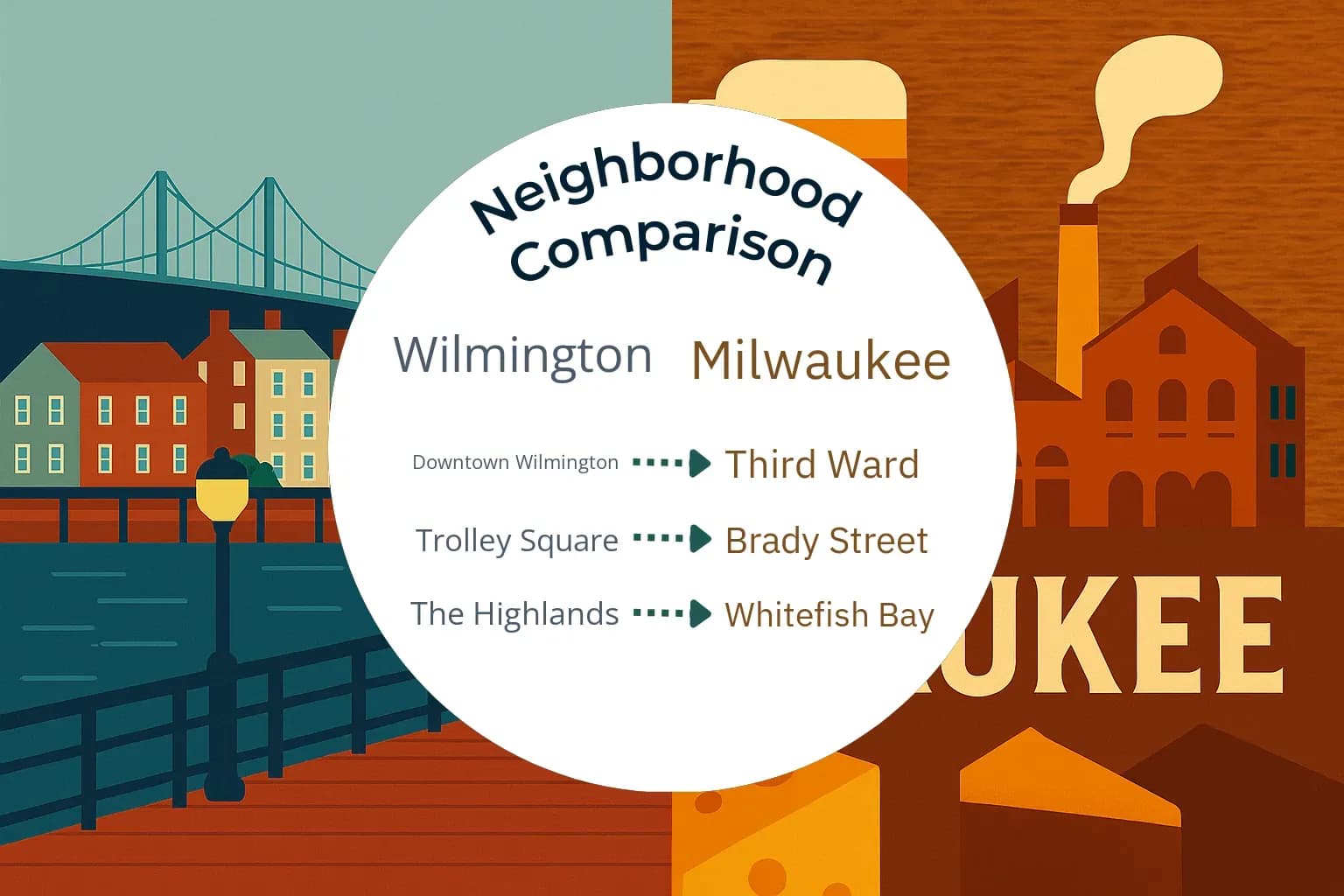 Wilmington vs Milwaukee Neighborhood Comparison