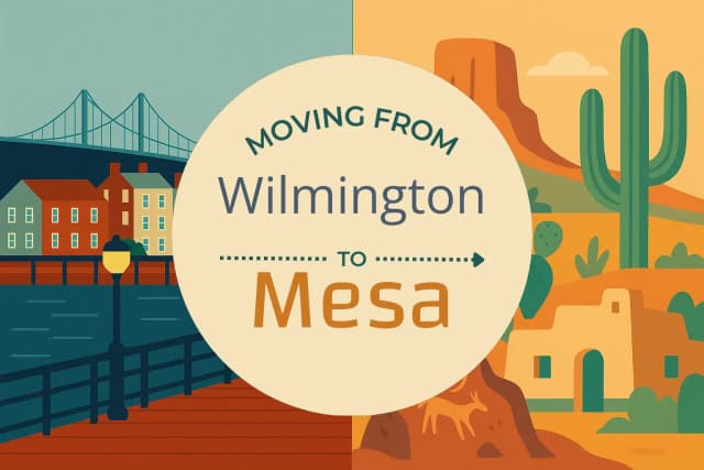 Moving from Wilmington to Mesa