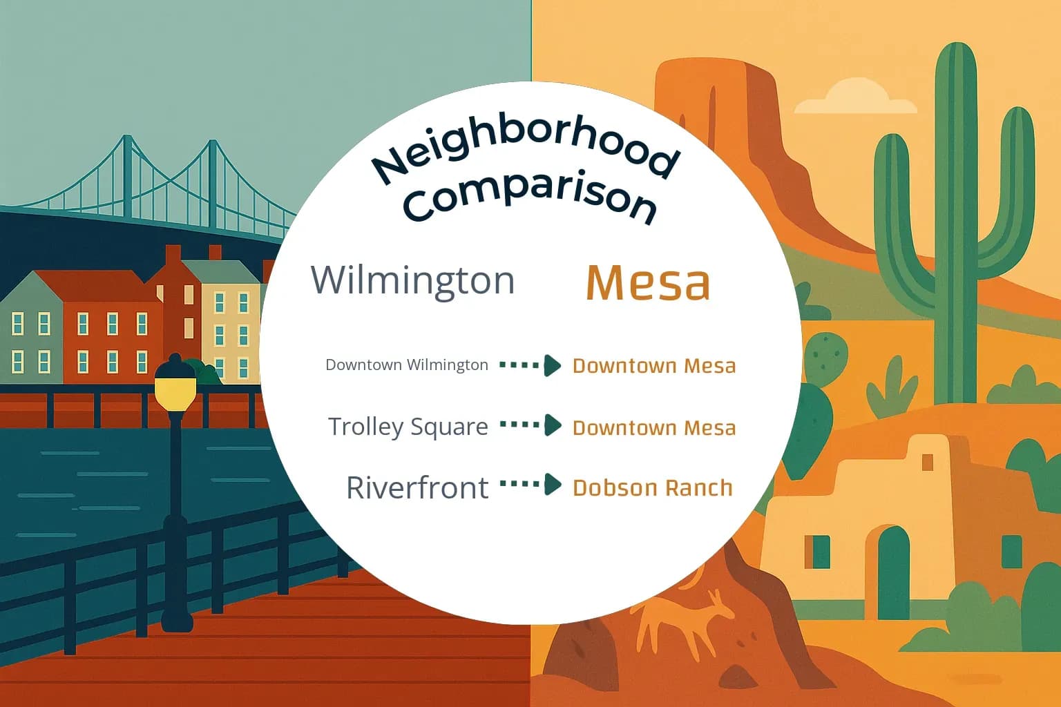Wilmington vs Mesa Neighborhood Comparison
