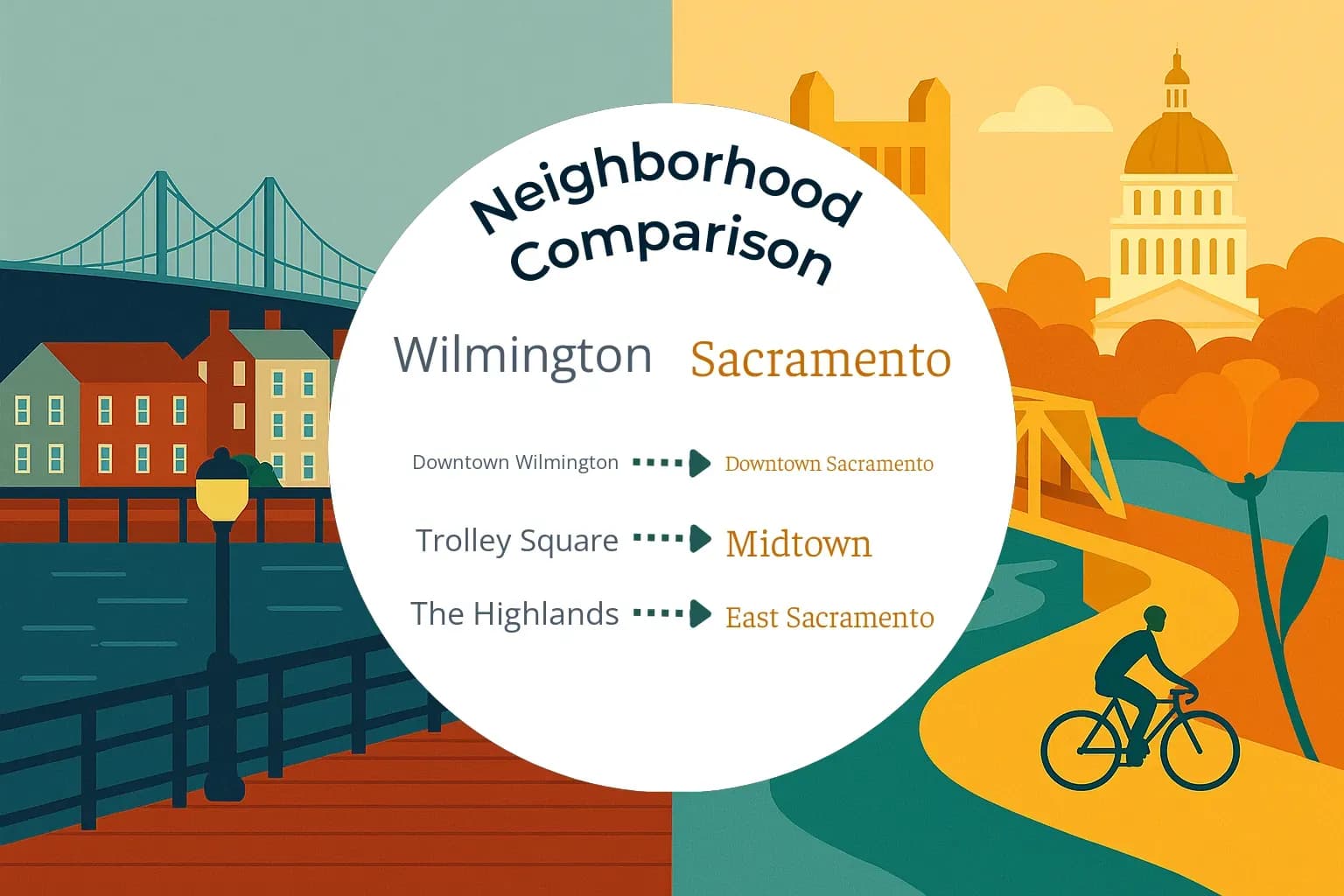 Wilmington vs Sacramento Neighborhood Comparison