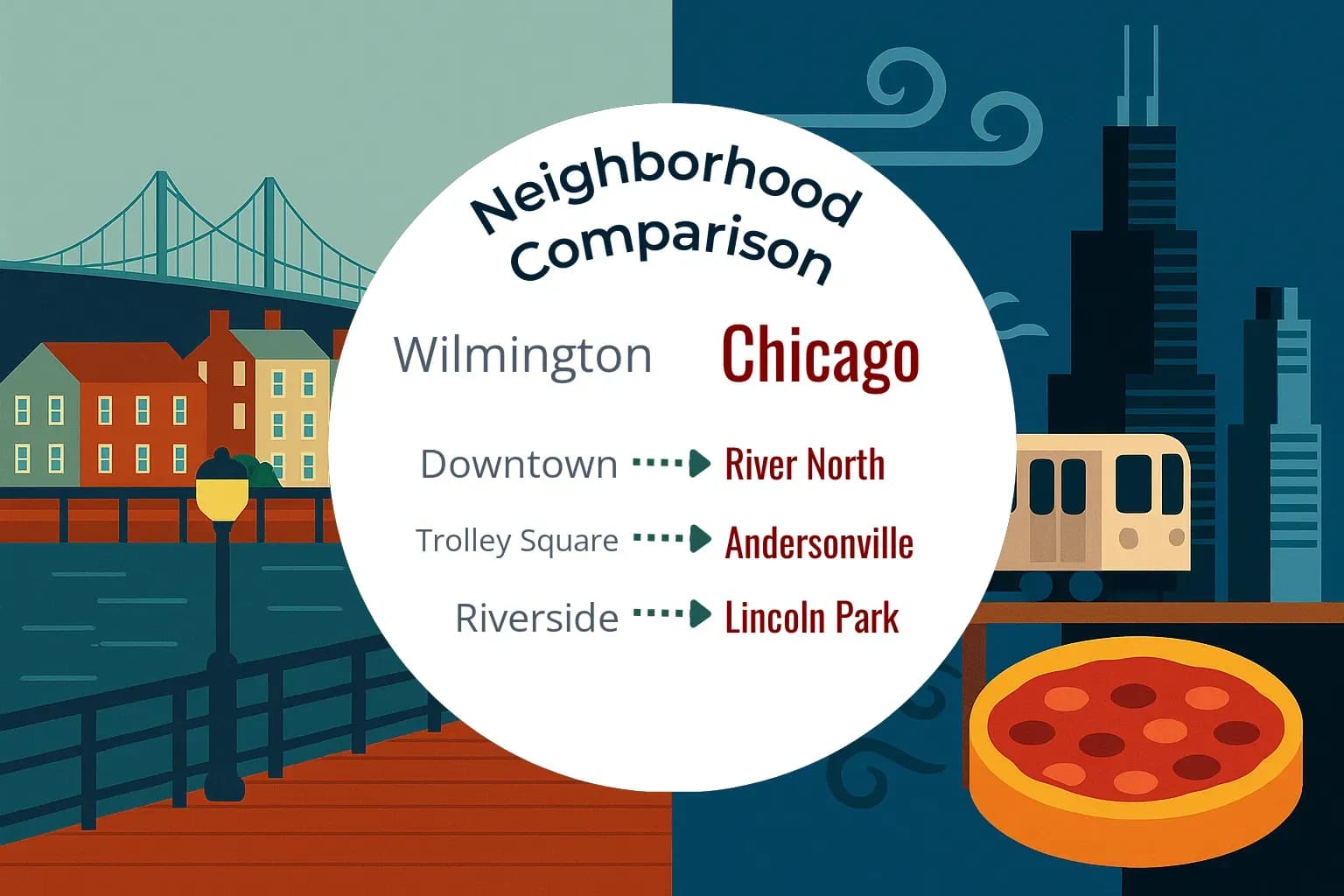 Wilmington vs Chicago Neighborhood Comparison