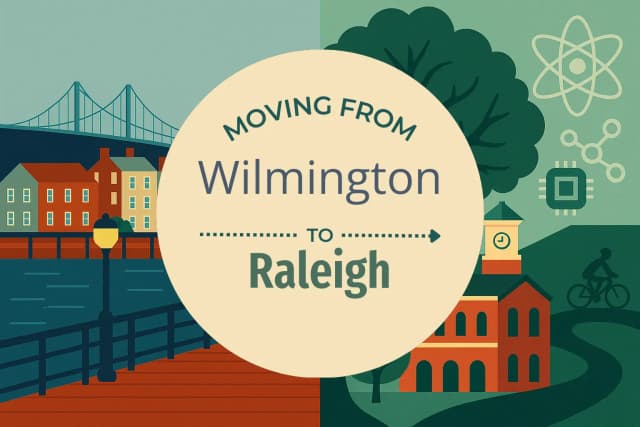 Moving from Wilmington to Raleigh