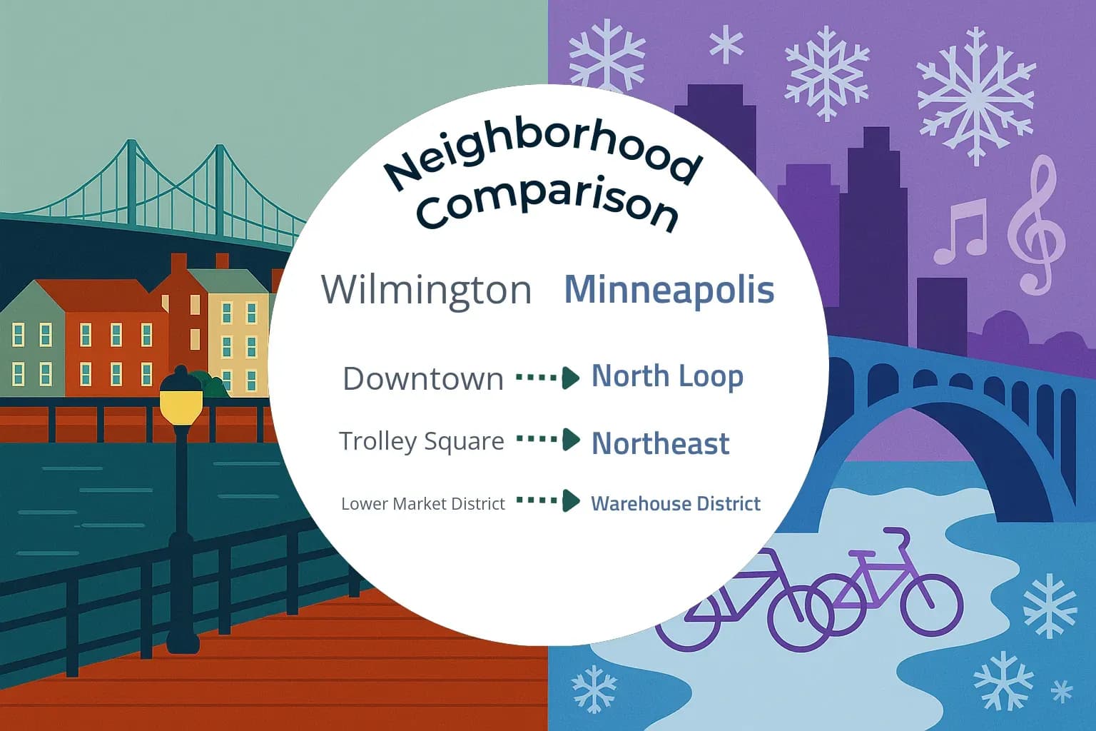 Wilmington vs Minneapolis Neighborhood Comparison