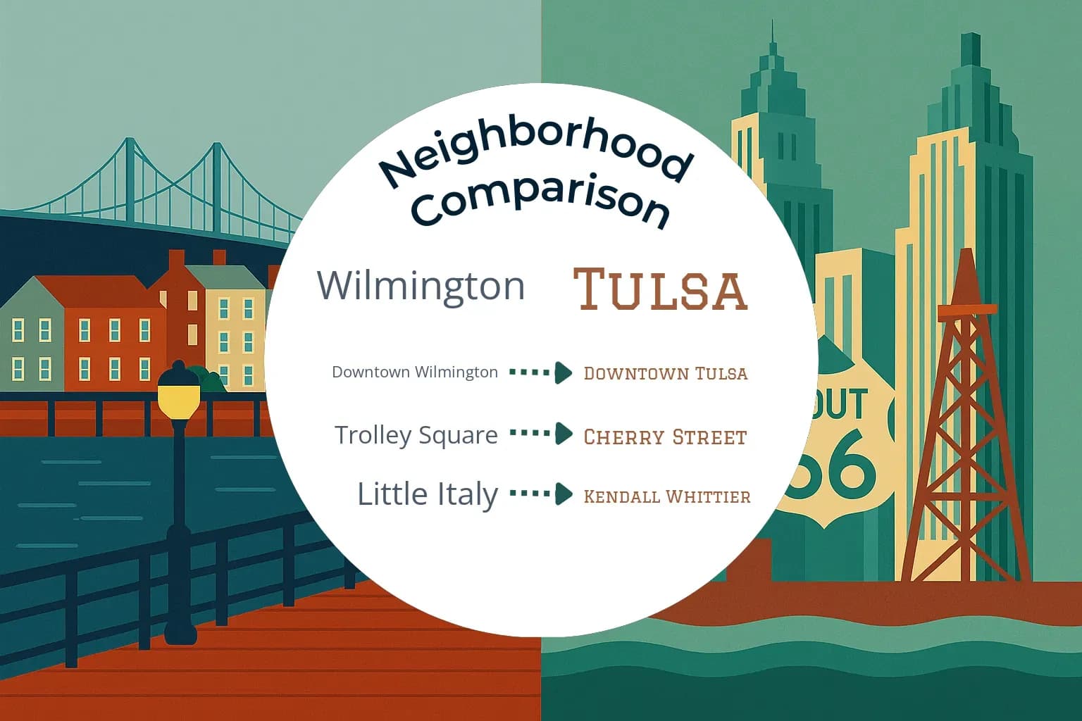 Wilmington vs Tulsa Neighborhood Comparison