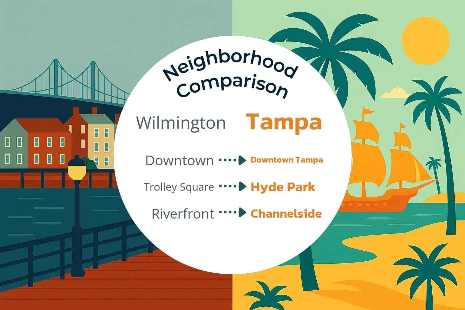 Wilmington vs Tampa Neighborhood Comparison