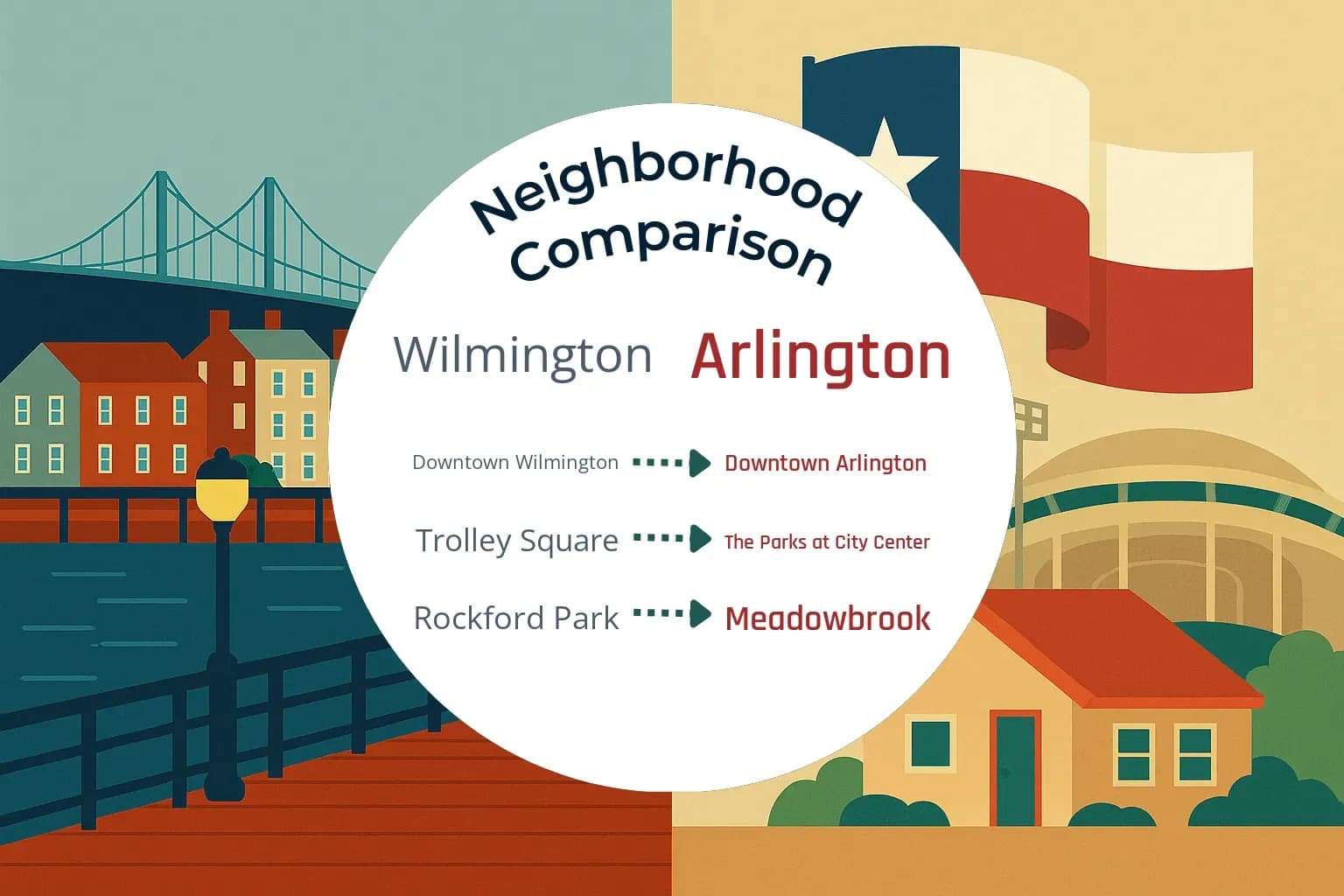 Wilmington vs Arlington Neighborhood Comparison