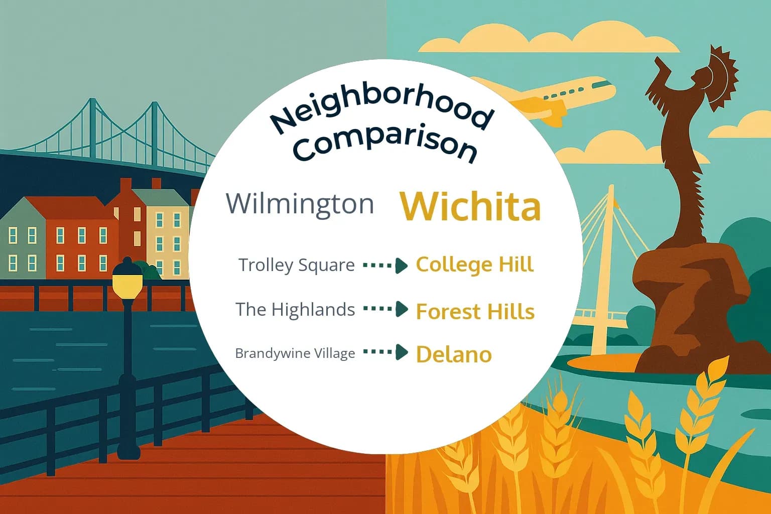 Wilmington vs Wichita Neighborhood Comparison