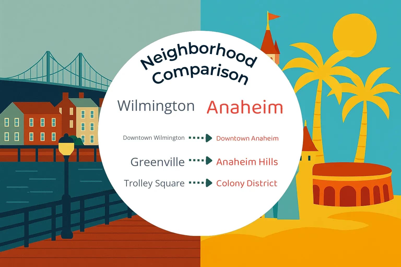 Wilmington vs Anaheim Neighborhood Comparison