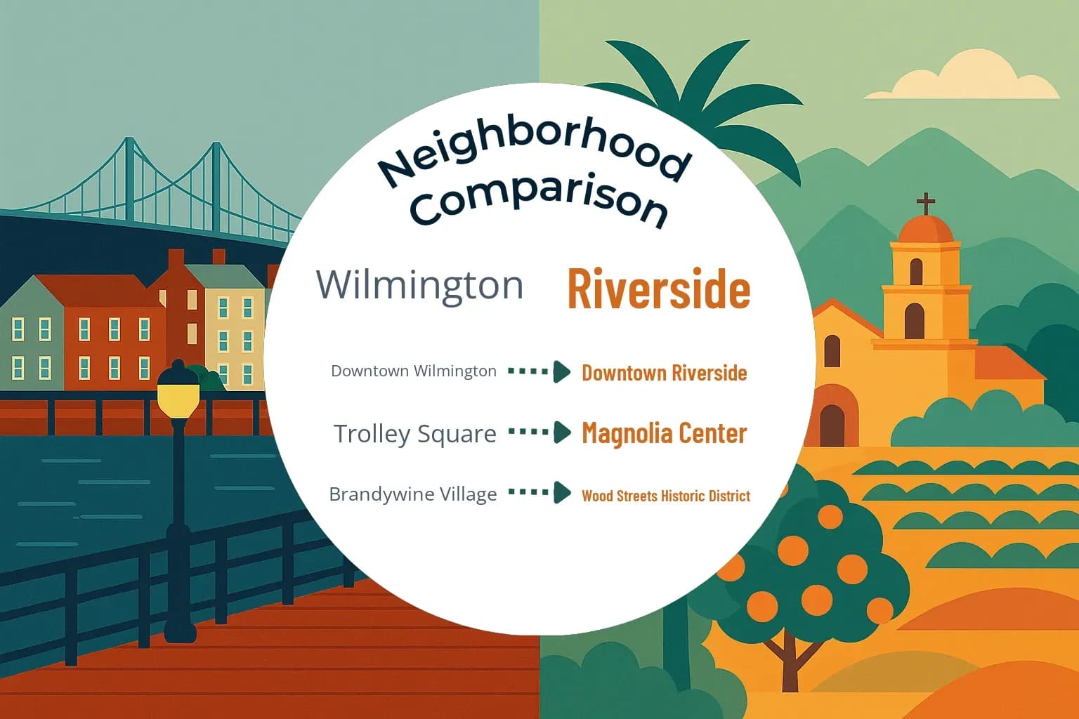 Wilmington vs Riverside Neighborhood Comparison