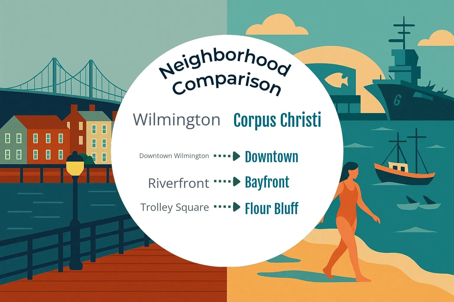 Wilmington vs Corpus Christi Neighborhood Comparison