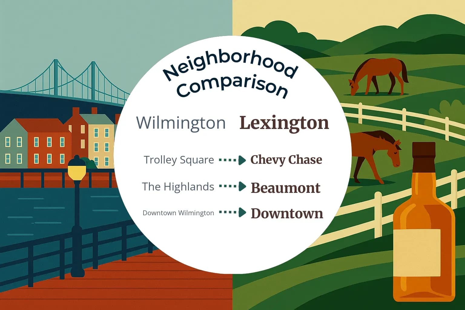 Wilmington vs Lexington Neighborhood Comparison